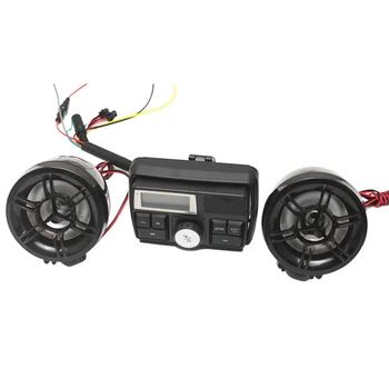 

Universal Motorcycle Audio System FM Radio Stereo Amplifier Speaker Car MP3 Player Audio System Waterproof