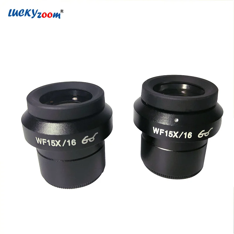 Lucky зум бренда WF15/16 мм Widefield тринокуляр стерео окуляр микроскопа 30 крепление с