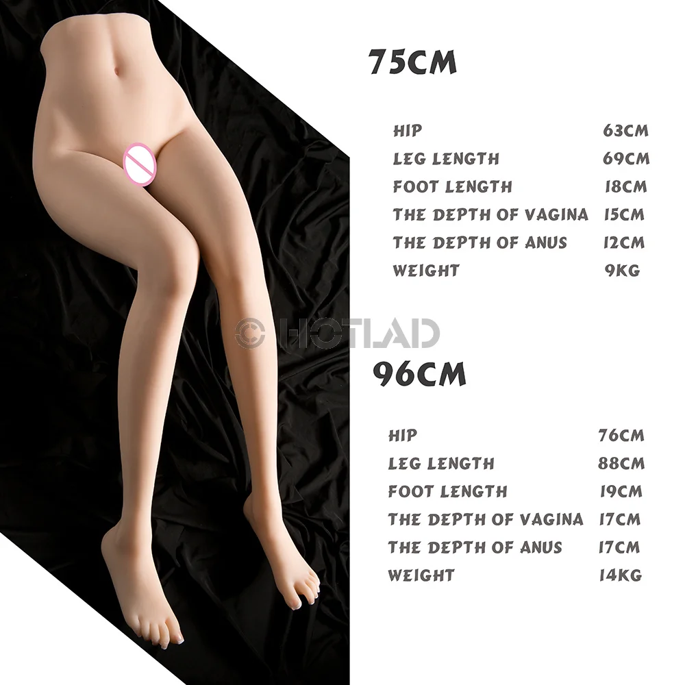 Силиконовые секс куклы из ТПЭ красивые ноги половина тела Реалистичная