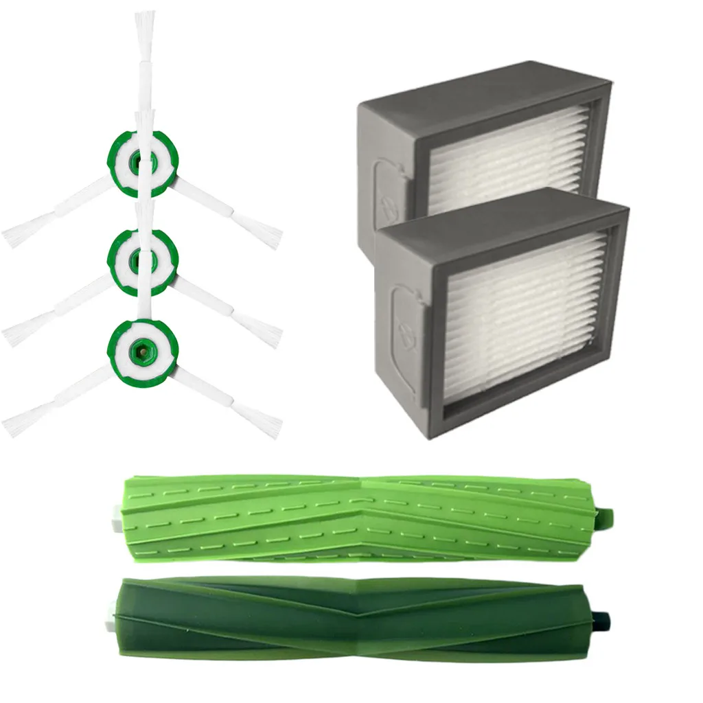 

Portable Durable Automatic Protection Side Brush&Hepa Filters&Bristle Brush for iRobot Roomba i7 i7+/i7 Plus E5 E6 E7 Clean Home