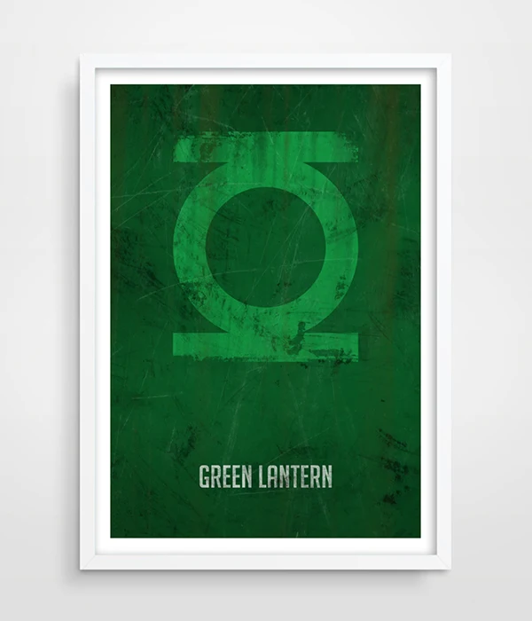 Green Lantern Poster, Superheroes, DC Comics, Superhero Wall Art, Distressed Art Print, Superhero Art Print, Bedroom Decor, Kids Wall Art-1