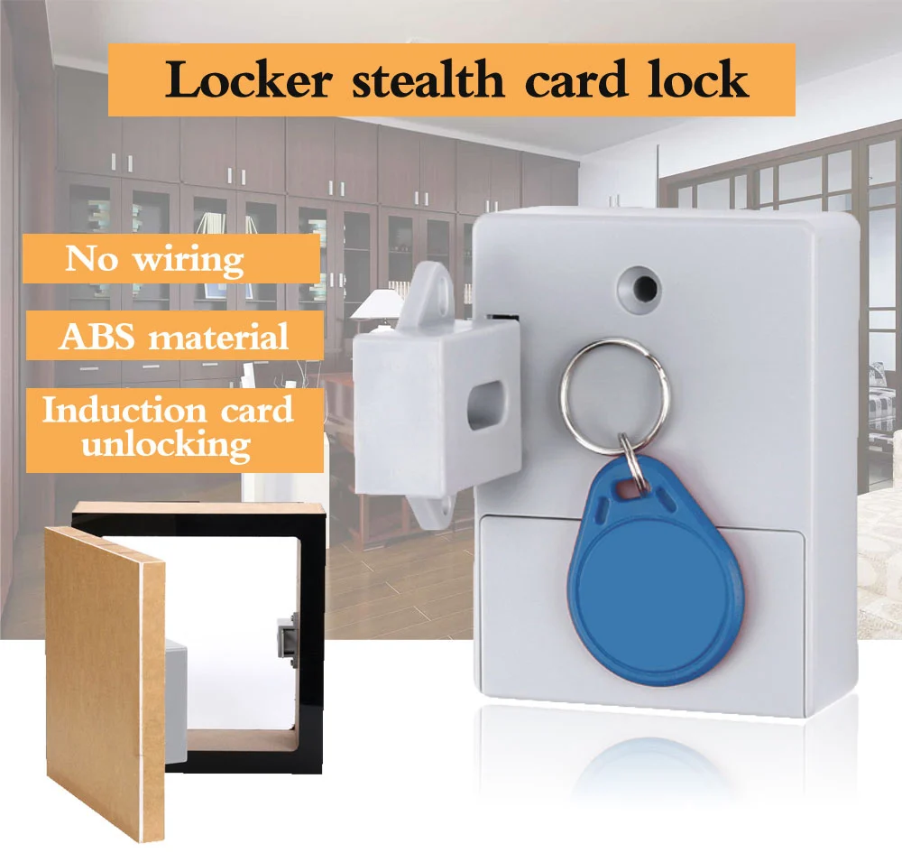 New Invisible Cabinet Lock Door Lock Smartlock Cerradura