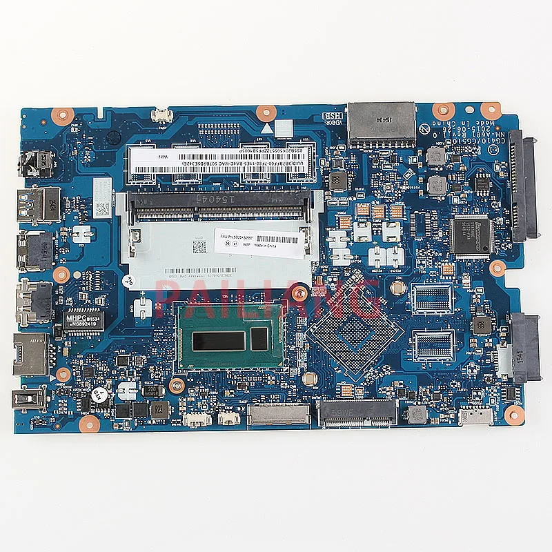 PAILIANG материнская плата для ноутбука Lenovo Ideapad 100 14IBD PC I3 5005U 5B20K50557 CG410/CG510 NM