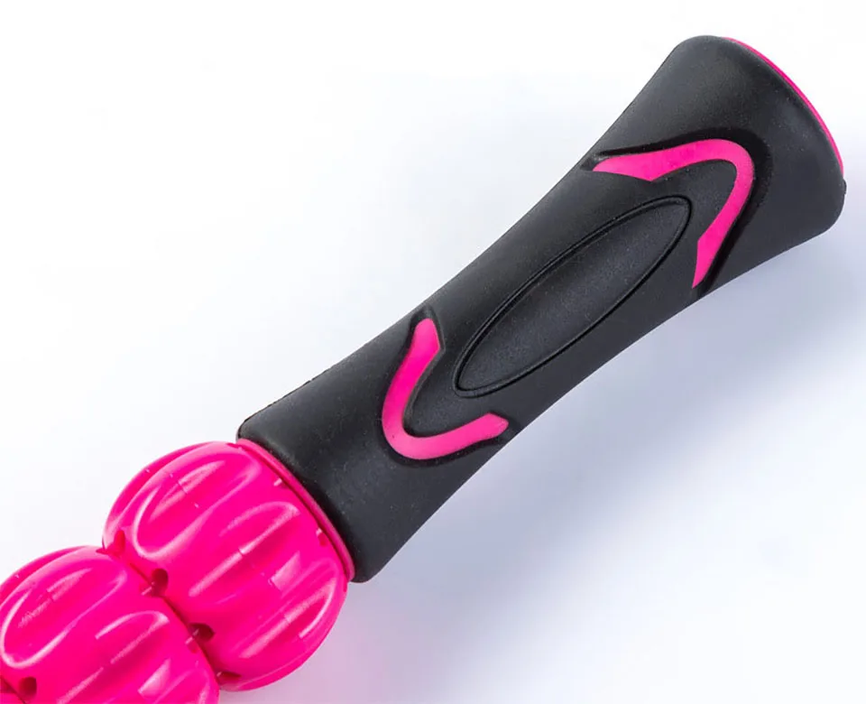 Мышечная роликовая палочка массажный валик для тела массажер для тела для снятия мышечной боли и спазмов черный супер качество