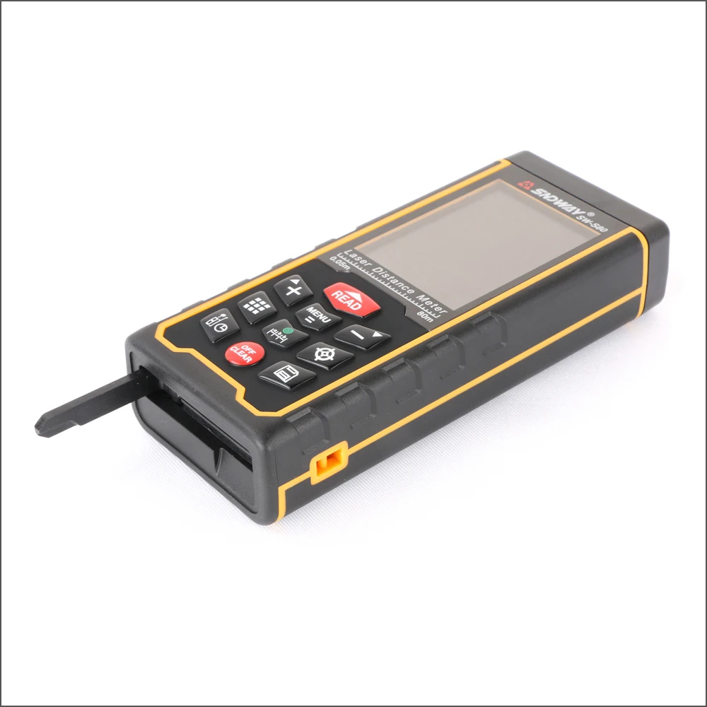  SNDWAY Digital Laser Distance Meter Camera USB Recharge Portable Colorful Screen Range Finder Range