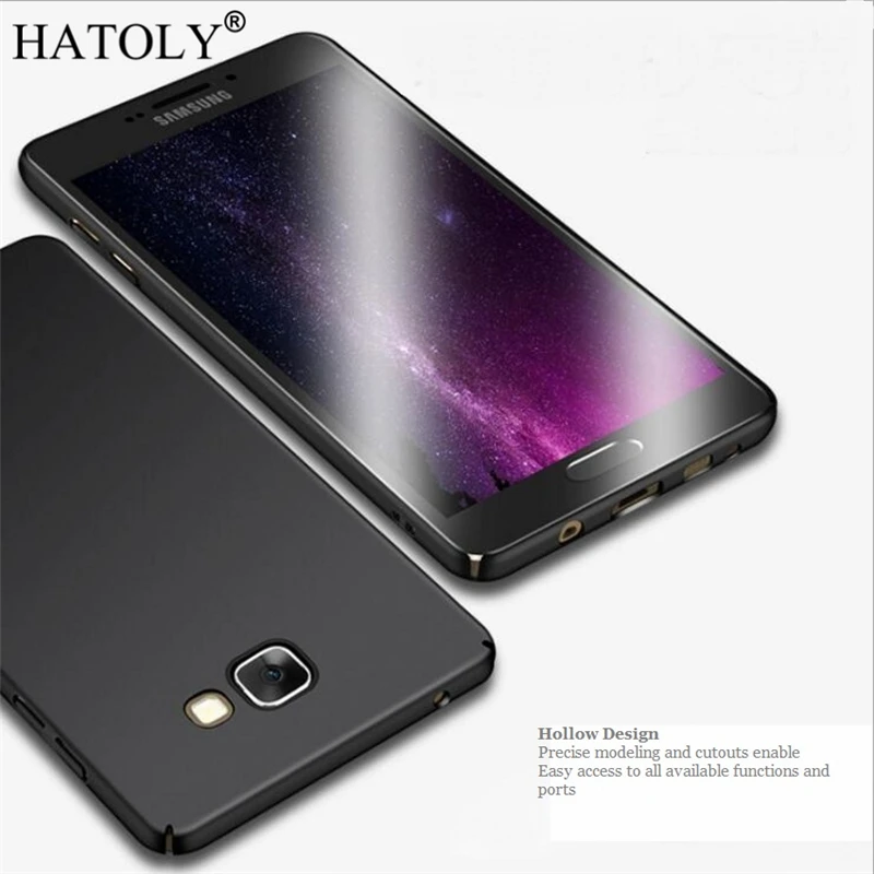 Чехол для Samsung Galaxy A9 Pro Ультратонкий гладкий жесткий защитный чехол из