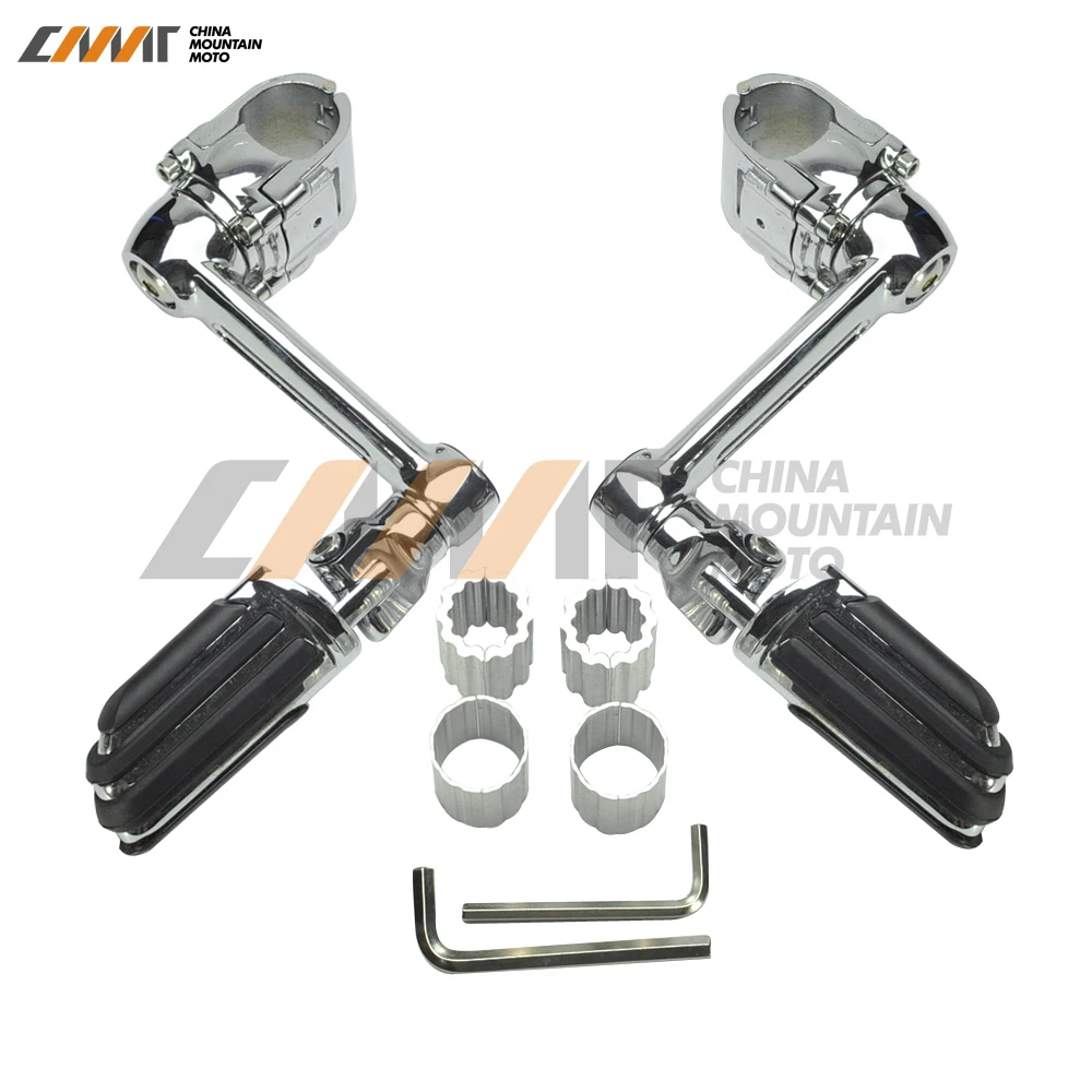 

22mm 30mm 35mm Chrome Front Pegs FootPegs Footrest For Honda Goldwing GL1800