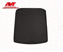 Trunk mats for Skoda Superb 2008-2015 station wagon 1 pcs rubber rugs non slip rubber interior car styling accessories