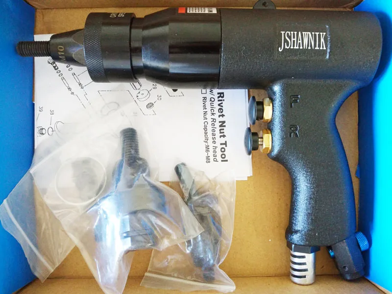 M3/M4/M5/M6/M8/M10/M12 Pneumatic Riveters Pneumatic Pull Setter Air Rivets Nut Gun