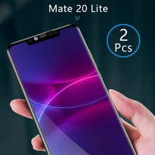 2pcs Tempered Glass For Huawei Mate 20 Lite Case Full Cover Screen Protector Protective Safety Tremp