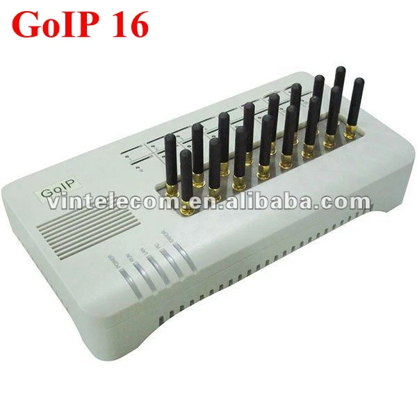 Оригинальный DBL 16 SIMs GSM VOIP шлюз GOIP VoIP IMEI изменяемый поддержка оптовых SMS (с