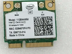SSEA Wholesale Original New Original for Intel Centrino Wireless-N 1000 112BNHMW 300Mbps 802.11b/g/n Mini PCI-E Wireless card