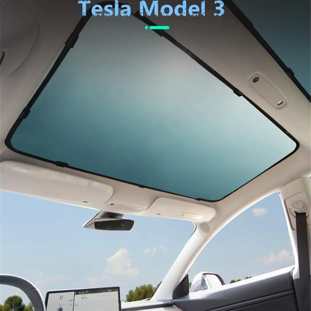 Солнцезащитный козырек для окна автомобиля Tesla модель 3 стекло для крыши, солнцезащитный козырек для автомобиля