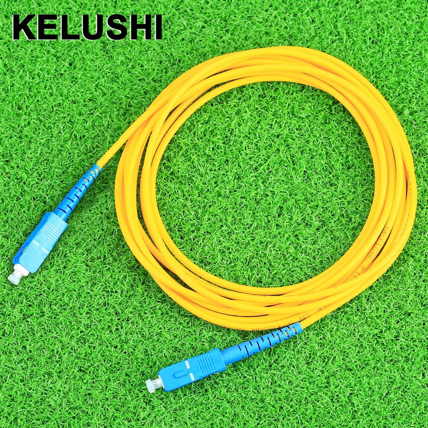 KELUSHI SC волоконно оптический джемпер FTTH однорежимный одножильный соединительный