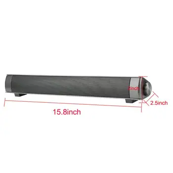 

HIPERDEAL TV Home Theater Soundbar Bluetooth Sound Bar Speaker System w/Built-in Subwoofer Drop Shipping 1J25