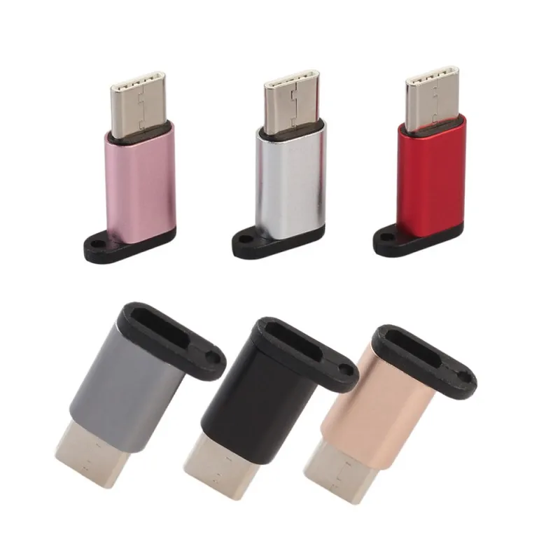 Алюминий Тип-C на Micro USB адаптер USB3.1 зарядный кабель данных Converte Подключите USB C конвертер hot