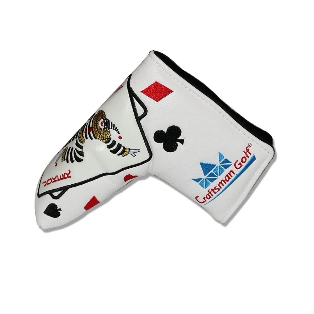 Гольф-мастер покер лицо Джокер чехол клюшки для гольфа клюшки крышка с магнитной застежкой Гольф Головные уборы(3 цвета на ваш выбор