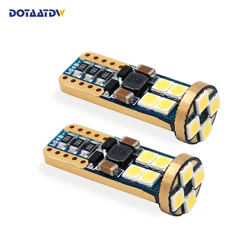 

DOTAATDW 4 PCS Super Bright Canbus No Error SMD3030 T10 W5W 168 194 Car LED Reading Mirror License Plate Width light