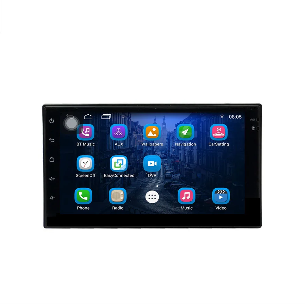 

7'' Universal Car Multimedia Player GPS Mirror Link Car MP5 Players Bluetooth Auto Audio Stereo Radio Headrest Display USB DVR