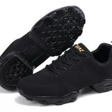 Comemore/танцевальная обувь; женские кроссовки; современные мужские кроссовки для фитнеса; черные мягкие танцевальные кроссовки; белые дышащие сетчатые туфли для джазовых танцев