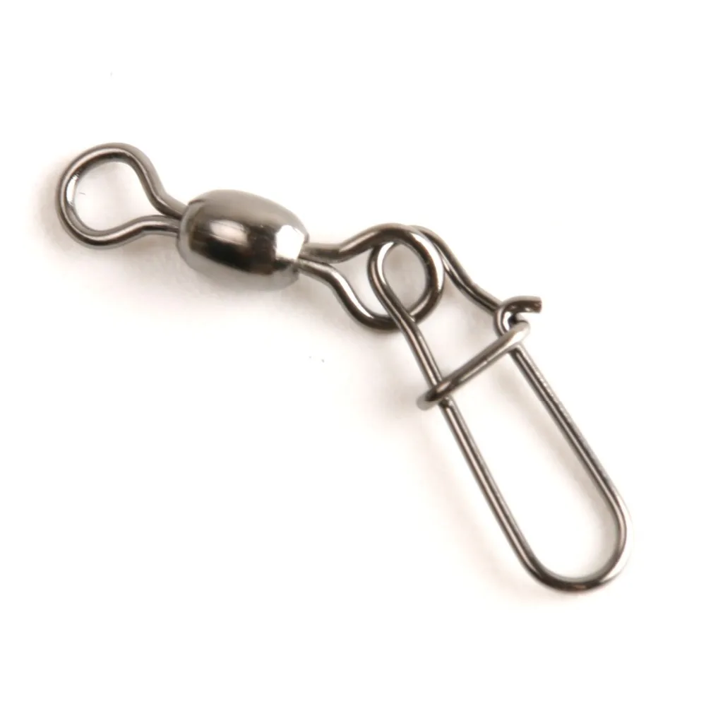 50pcs/lot 4 Crane Fishing Swivel WITH nice SNAP Fishing crane swivel