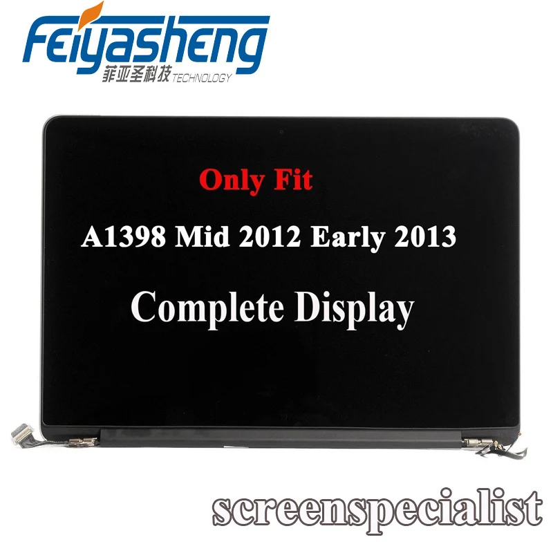Оригинальный новый полный монтажный ЖК экран retina Дисплей для Apple MacBook Pro 15 &quotA1398 Mid