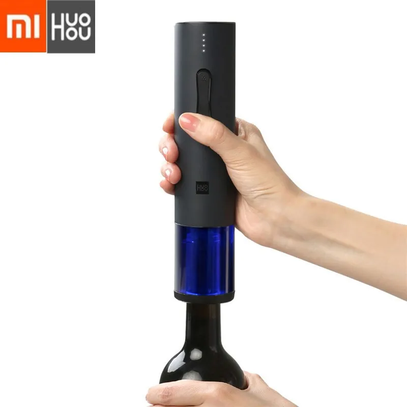 Оригинальный Xiaomi Huohou Автоматическая бутылки вина комплект для открывания Электрический штопор с Фольга резак автоматического открывания