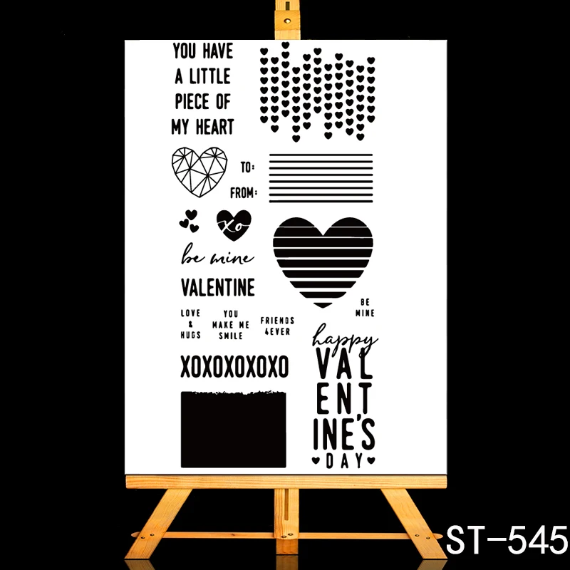 

ZhuoAng You have a part of my heart Transparent and Clear Stamp DIY Scrapbooking Album Card Making DIY Decoration Making
