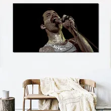 Queen Singer Freddie Mercury HD Canvas Painting Print Living Room Home Decor Modern Wall Art Oil Painting Poster Salon Pictures Queen Singer Freddie Mercury HD Canvas Painting Print Living Room Home Decor Modern Wall Art Oil Painting Poster Salon Pictures