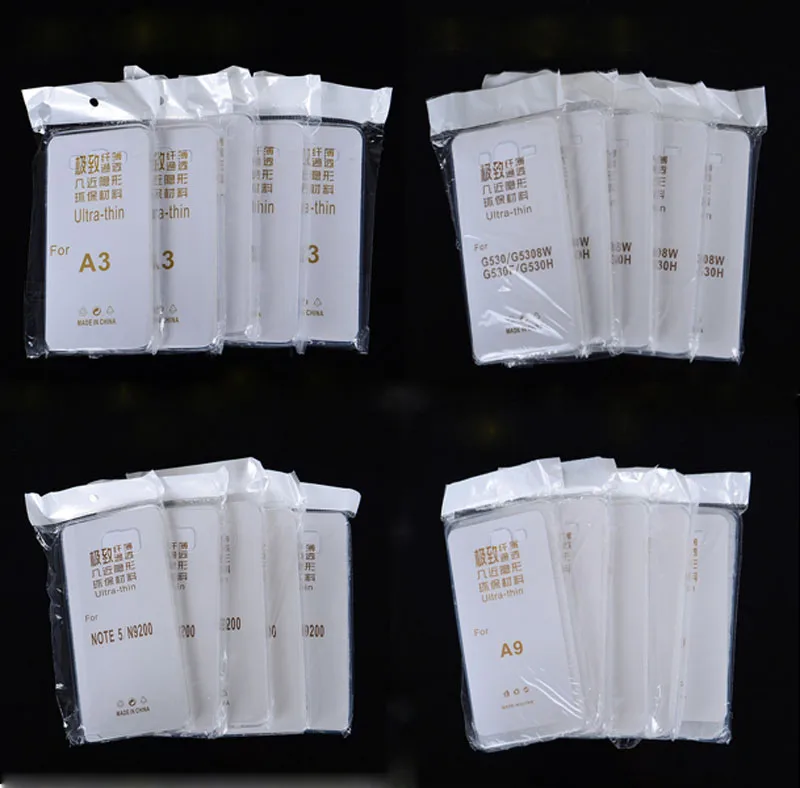 10 PCS Slim Cover Clear Soft TPU Case For Samsung C5 C7 C9 Pro On5 On7 G313H G355H G360 G530 G850F G350E G7106 G750 G5108Q | Мобильные