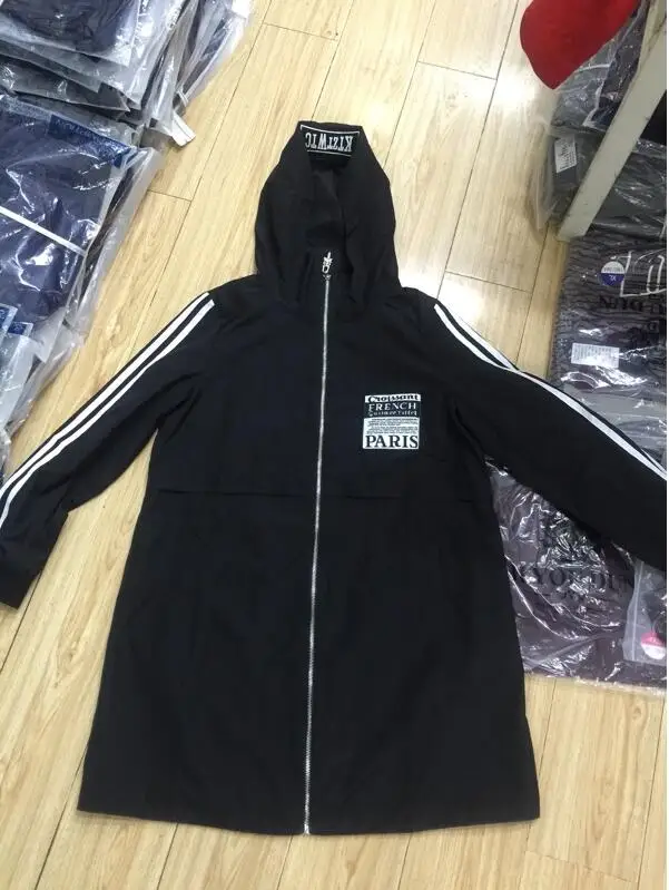 Femmes Respirant army La Mode Ay105 White Coupe Nouveau À Capuche Taille Green Printemps Manteau Tendance Plus 2017 black Lettre De vent Élasticité 4vrRg4qZ
