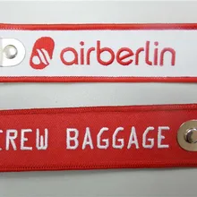 Air Berlin экипажа бирка багажная сумка вышивка брелок