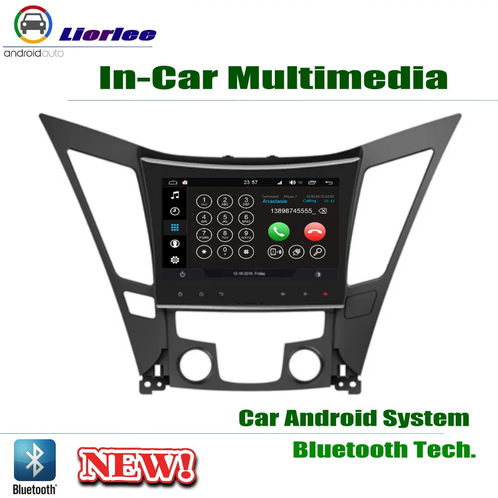 " HD 1080 P ips ЖК дисплей экран Android 8 Core для hyundai Sonata 2012~ 2013 автомобилей Радио BT 3g/4 г Wi Fi AUX USB GPS Navi мультимедиа