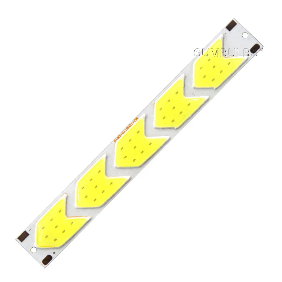 Special Shape COB LED Light Strip DC 12V 5W 6W Cold White LED Bulb with Star Grid Arrow Shape DIY Work Home Car Decor Lighting (6)
