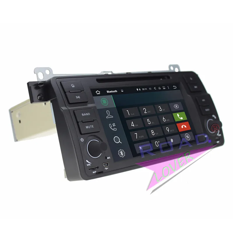 TOPNAVI 2G + 16GB Android 7 1 автомобильный ПК DVD плеер для BMW 3 серии E46/M3 (1998 2006)/MGZT 7/Rover 75 (2001 2004)