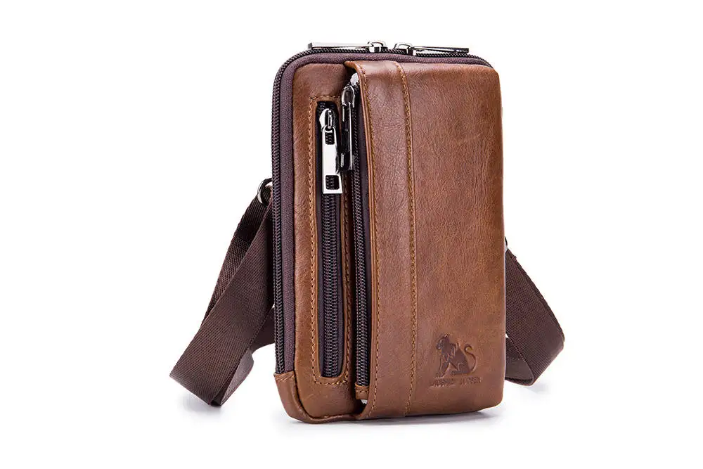 Натуральная кожа, Мужская поясная сумка, сумки на ремне, маленькая сумка-мессенджер на плечо, мужской чехол для телефона, держатель для карт, чехол для ключей, портсигар