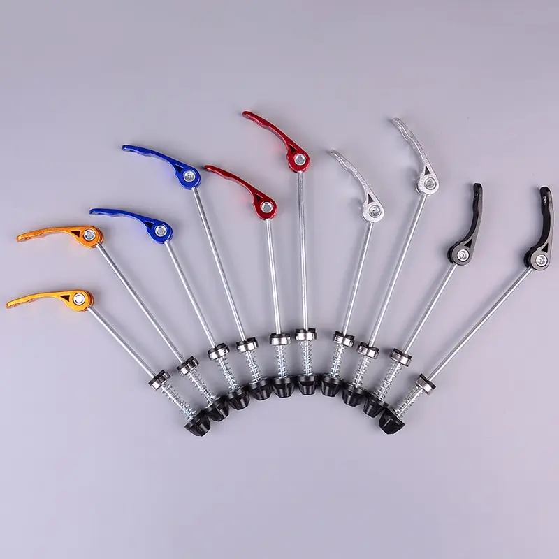 Bicycle Wheel Hub Skewers Aluminium Alloy Quick Release Road Mountain Bike Front & Rear Skewer Bolt Lever Axle