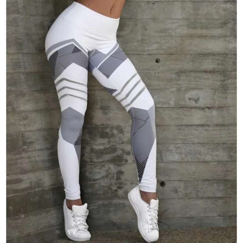 

2 Colors white black Sporting Leggings Clothing For Women's Fitness Quick Dry Pants High Waist Leggins Fitness Workout Leggings