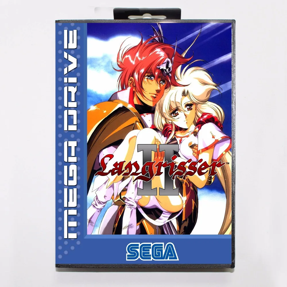 Langrisser II 16 бит MD карточная игра с коробку для Sega Megadrive/Genesis|16 bit|md game16 bit md |
