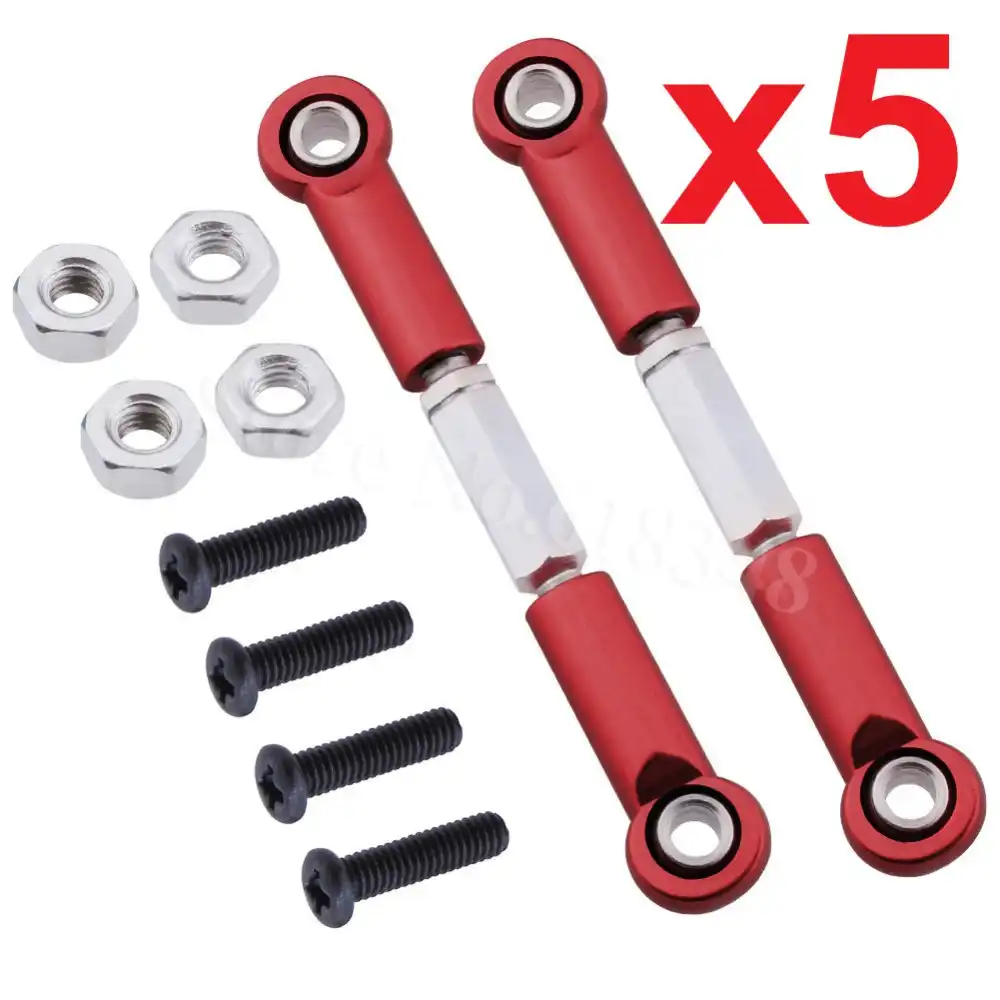 Traxxas 1//16 Mini Slash 4x4 SUSPENSION ARMS PINS /& TURNBUCKLES SERVO SAVER
