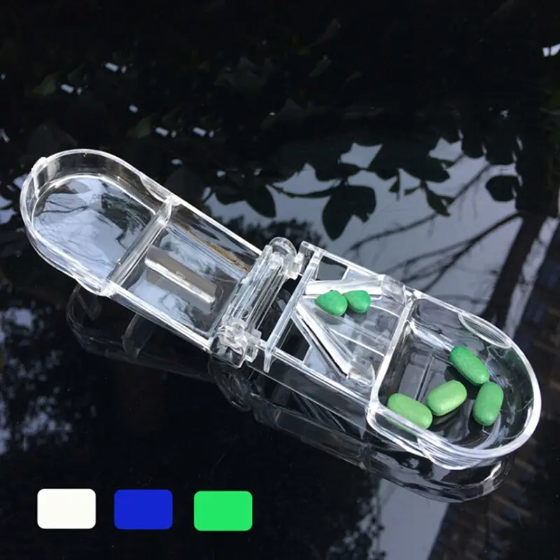 Pill Cutter Splitter Divide Medicine Storage Tablet Splitters Cut