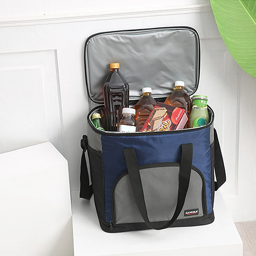 25L на открытом воздухе Изолированная охлаждающая сумка для еды свежесть продуктов Сумка для пикника для кемпинга для походов и барбекю аксессуары для пикника