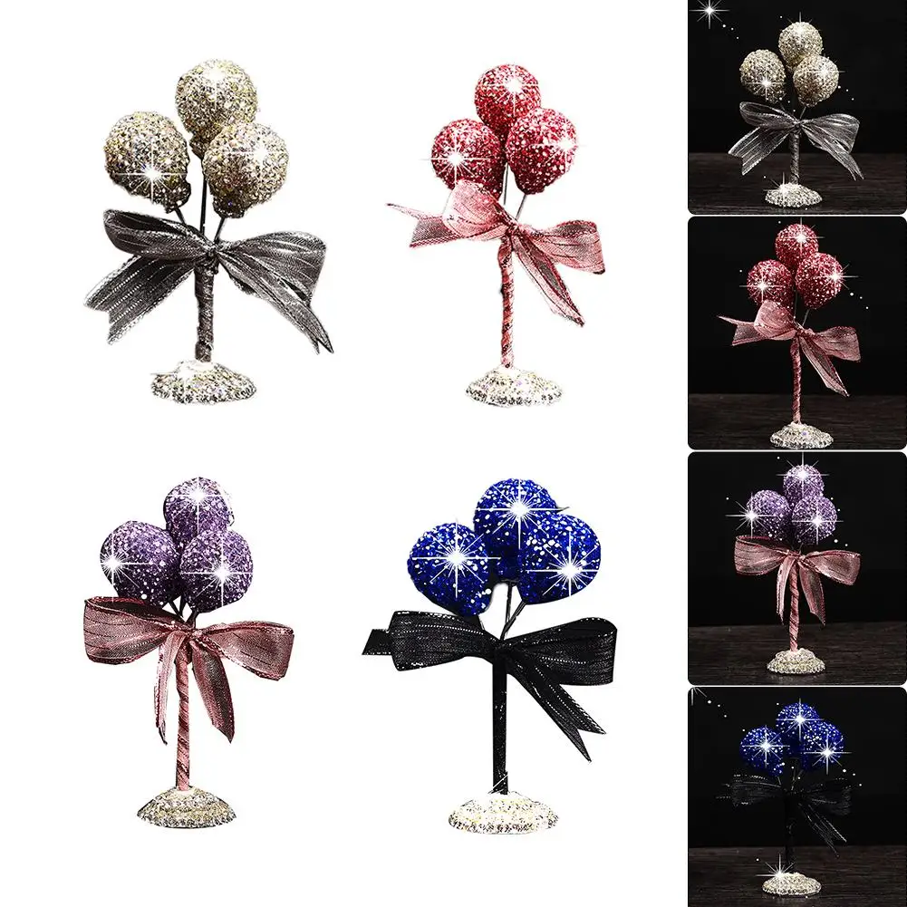 

Car Ornaments Gypsophila Rhinestone crystal Balloon Car Interior Ornaments Car Interior Accessories ornaments