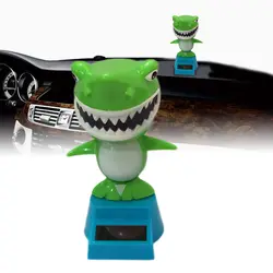 Солнечные Акула качающаяся игрушка танцор Декор офис солнечной энергии автомобиль милый Универсальный танцы игрушка