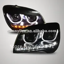 Для KIA Sportage светодиодный головной фонарь angel eyes 2012 U Тип