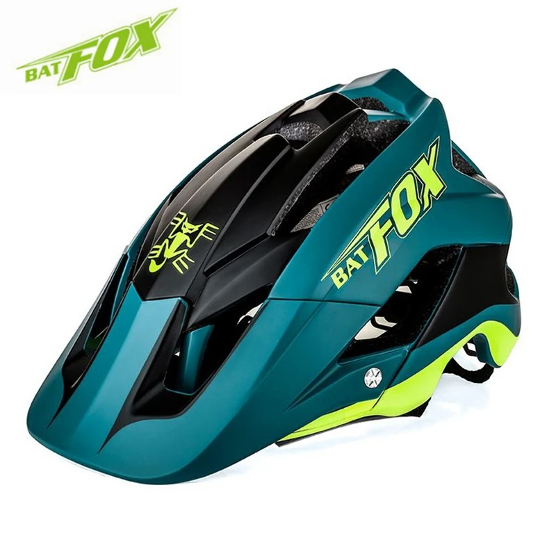 BATFOX Cycling Helmet Road Mountain Cycle Helmet Integrally-molded MTB Bike Helmet Ultralight Bicycle Helmet Casco Ciclismo