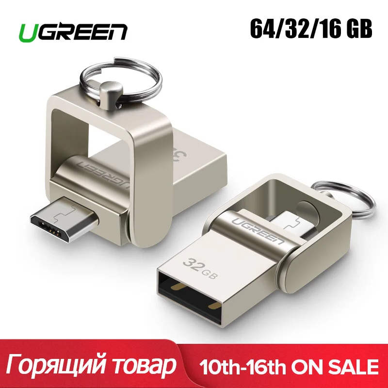 Ugreen USB Flash Drive Micro USB OTG Pendrive 64 32 GB For