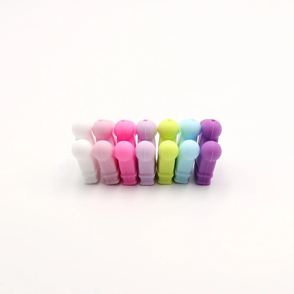 TYRY. HU 1x силиконовые бусины Прорезыватель для зубов кулон грызун для младенцев Детские зубное кольцо BPA бесплатно силиконовые жевательные