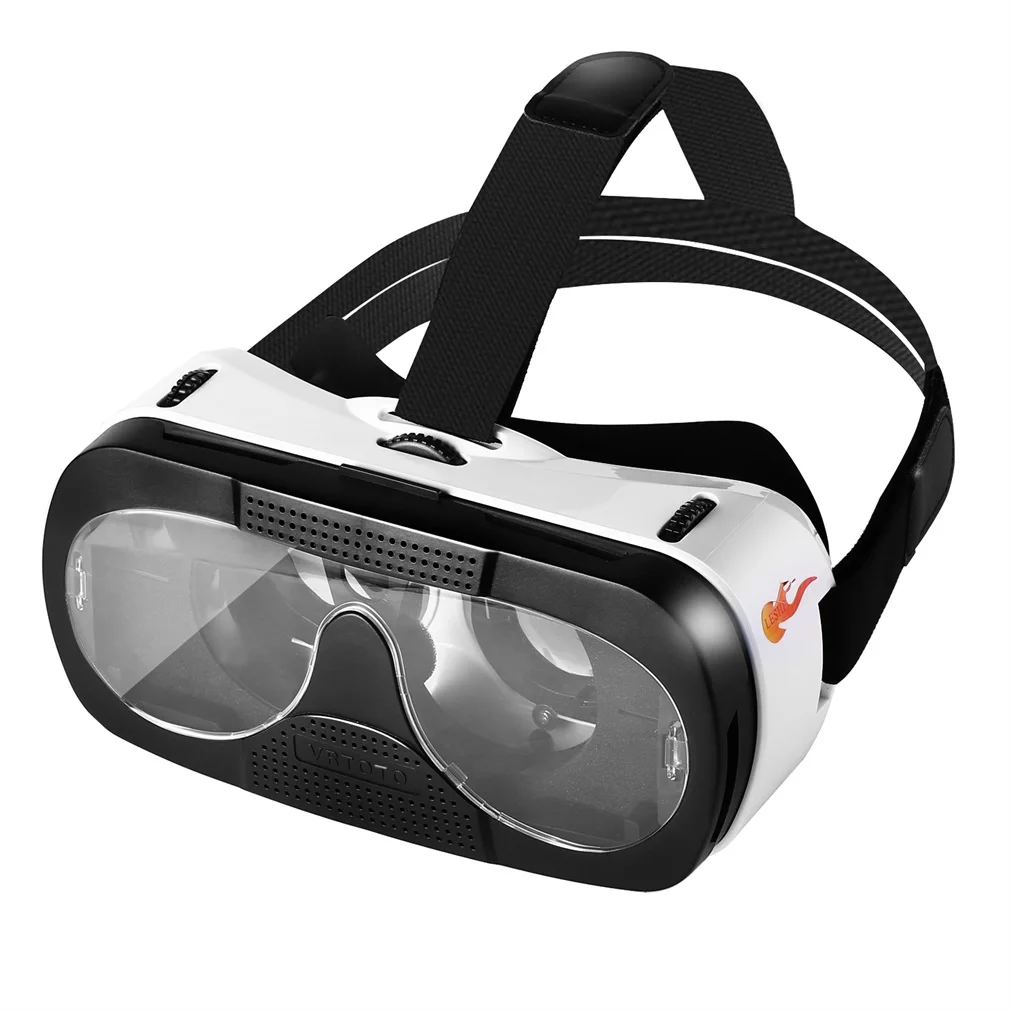Blu-Ray стеклянная линза 3D VR glass es виртуальной реальности Гарнитура фильм игра Анти-ультрафиолетовая анти-головокружение лучше термальная - Color: Black