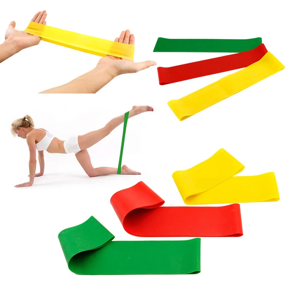

Natural latex Tension Resistance Workout Bands Pilates Fitness Excercise Rehab Yoga Core Loop Gym yoga Fitness Bands Quality